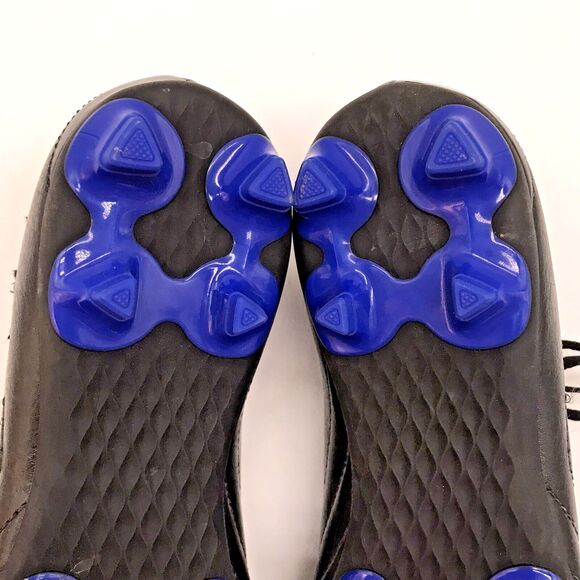 adidas Goletto VII FG J Youth 5 Soccer Cleats FV2894 Black/Blue Low Lace Up NEW - Picture 11 of 12